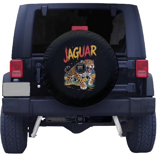 Vivid Jaguar Bold Print Spare Tire Covers