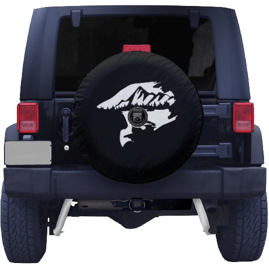 Majestic Mountain Adventure Silhouette Spare Tire Covers