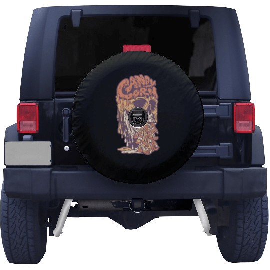 Candy Corn Skull Spare Tire Covers