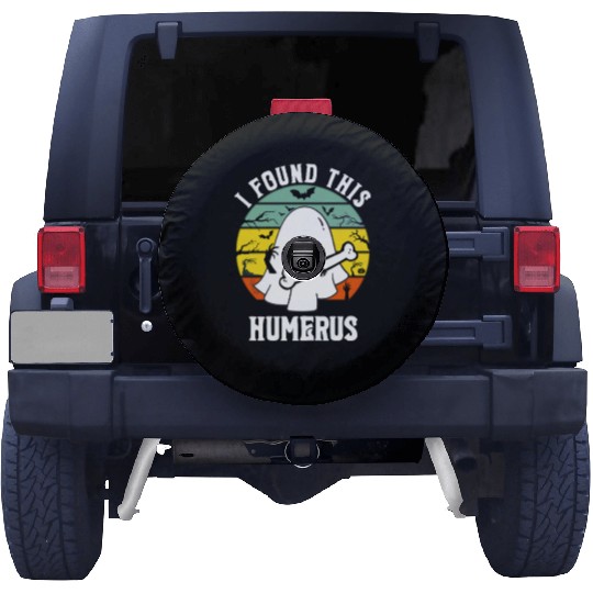 Funny Ghost Pun I Found This Humerus Halloween Spare Tire Covers