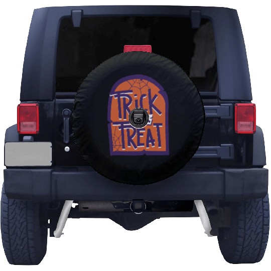 Trick or Treat Halloween Tombstone Spare Tire Covers