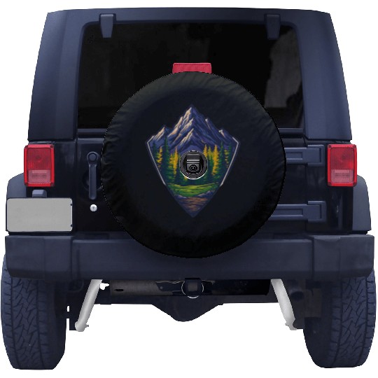Mountain Wilderness Nature Shield Spare Tire Covers