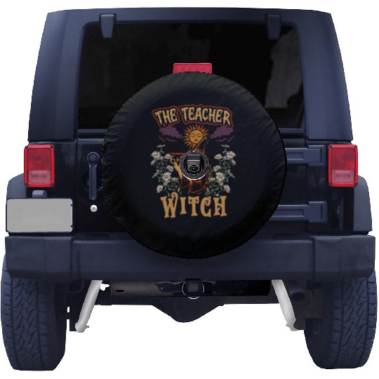 Teacher Teaching Teachers School The Teacher Witch Spare Tire Covers