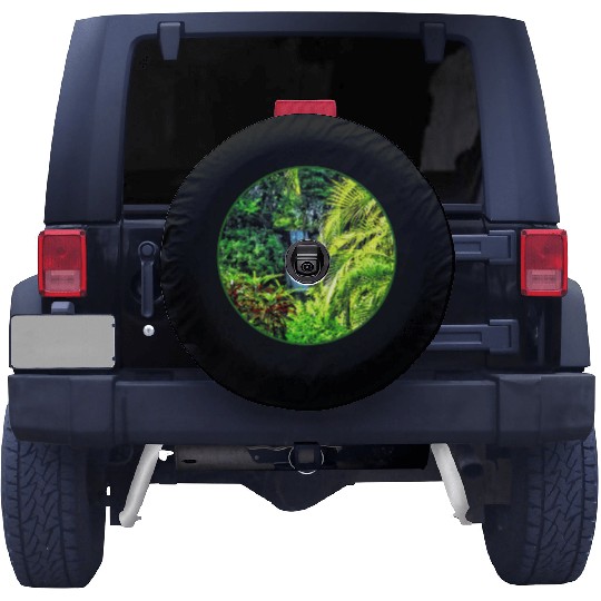 Bahamas - Tropical Waterfall Spare Tire Covers