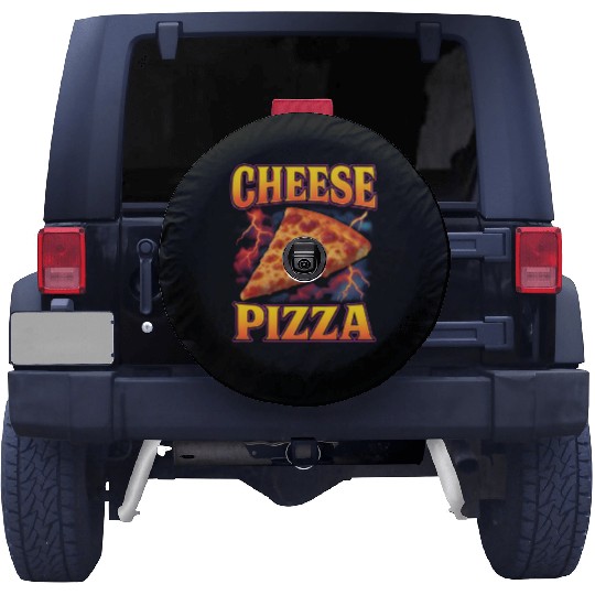 Cheese Pizza Favorite Food Weird 90s Cheese Pizza Spare Tire Covers