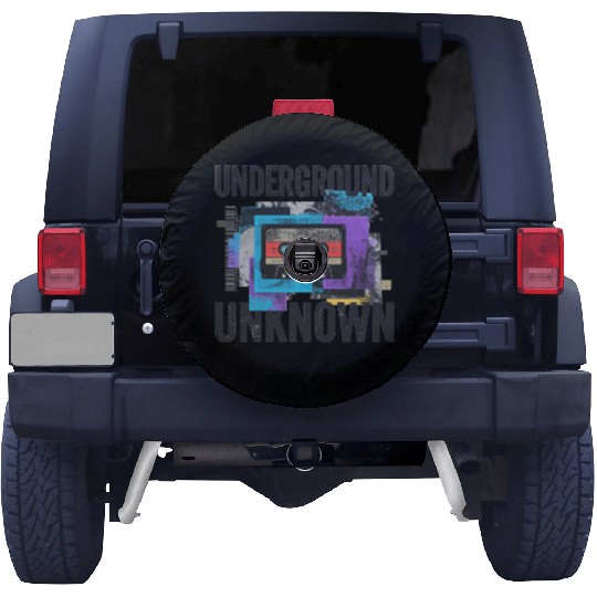 Underground Cassette Tape Urban Art Spare Tire Covers