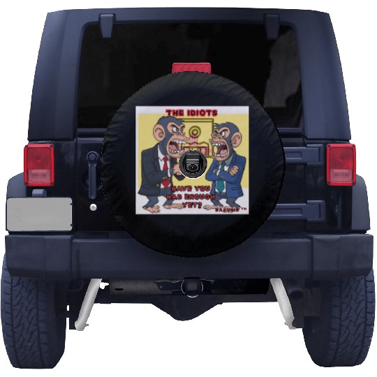 Humorous Monkey Politicians Spare Tire Covers