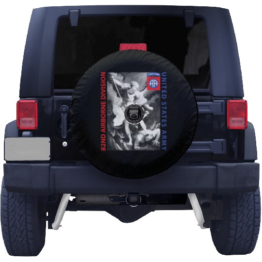 82nd Airborne - Saint Michael Spare Tire Covers