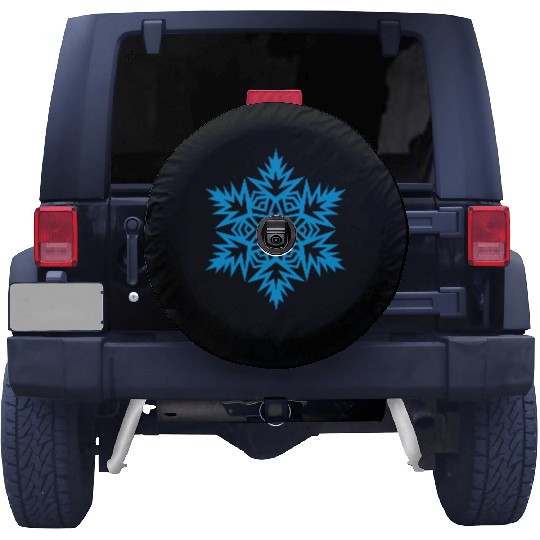 acuteangled snowflake Spare Tire Covers