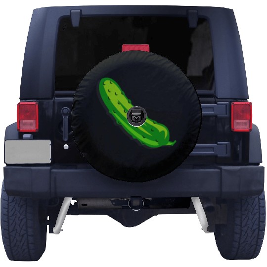 It's a giant pickle Spare Tire Covers