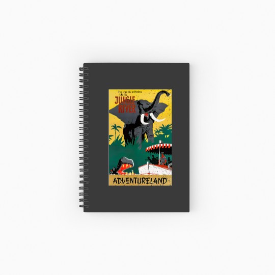 Jungle Cruise Spiral Notebooks   Ruled Line, Disney Jungle Cruise Ride Spiral Notebooks   Ruled Line