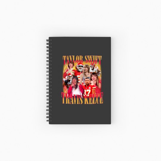 Discover Taylor Taylor version And Travis Kelce Spiral Notebooks   Ruled Line