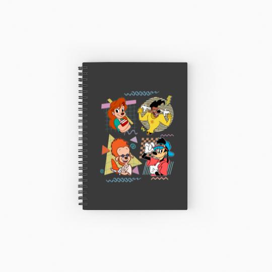 Goofy Spiral Notebooks   Ruled Line, Kids Disney Spiral Notebooks   Ruled Line, Vintage Goofy Movie Powerline