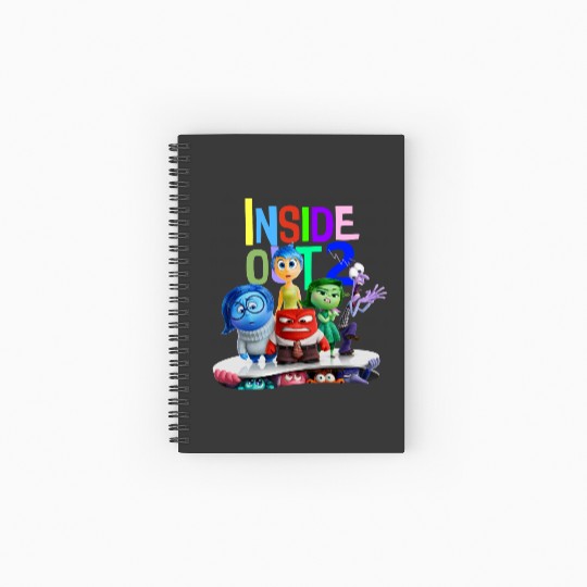Discover Disney Inside Out 2 Spiral Notebooks   Ruled Line, Inside Out Characters Spiral Notebooks   Ruled Line, Inside Out 2024 Movie Spiral Notebooks   Ruled Line