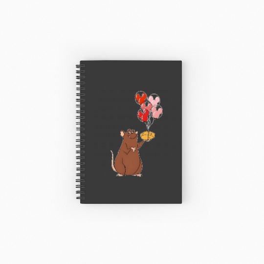 Disney Emile Balloon Mickey Ears Spiral Notebooks   Ruled Line, Remy's Ratatouille