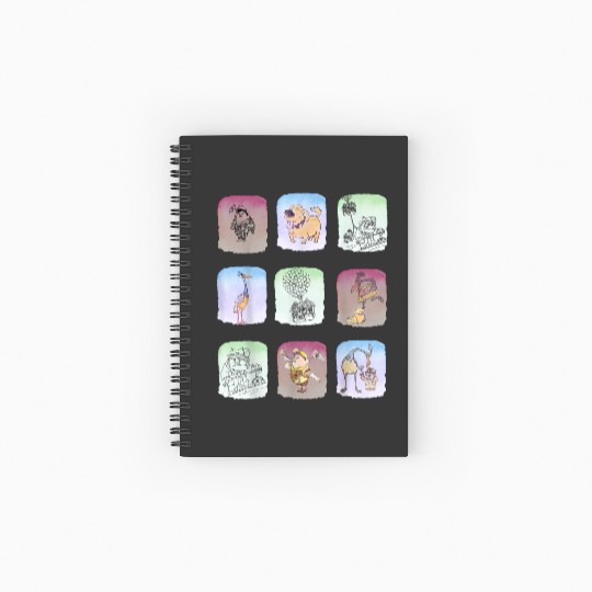 Discover Vintage Up Disney Watercolor Disney Spiral Notebooks   Ruled Line