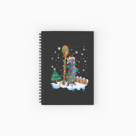 Disney Ratatouille Remy Christmas Light Spiral Notebooks   Ruled Line, Vacation Family Holidays Gift