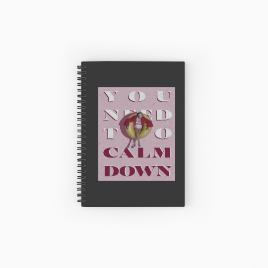 Discover Taylor You Need To Calm Down Taylor Spiral Notebooks   Ruled Line