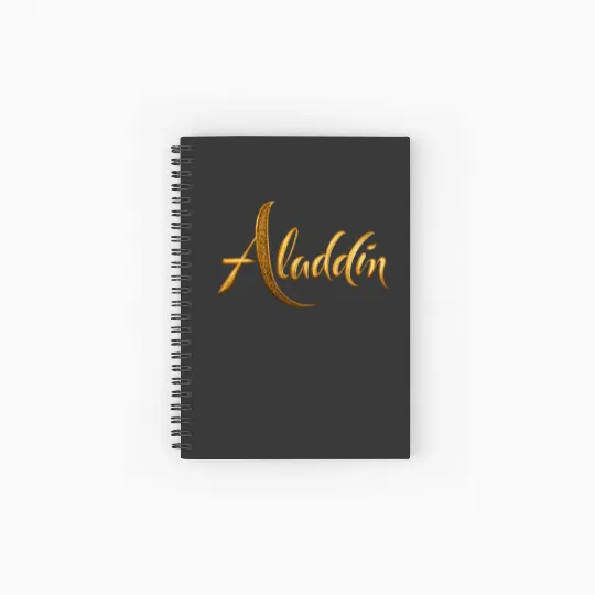 Discover Aladdin, Disney Aladdin, Walt Disney Aladdin, Disney Aladdin Movie, Aladdin Genie, Aladdin Spiral Notebooks - Ruled Line