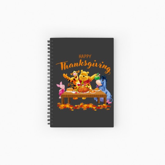 Happy Thanksgiving Spiral Notebooks   Ruled Line, Disney Pooh The Winnie, Eeyore Spiral Notebooks   Ruled Line