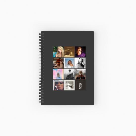 Discover Taylor Album Covers 2024  Spiral Notebooks   Ruled Line