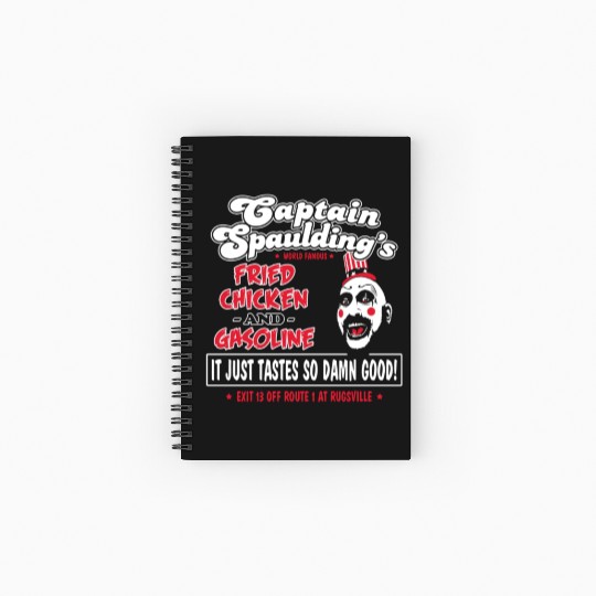 Funny captain spaulding for president Spiral Notebooks   Ruled Line