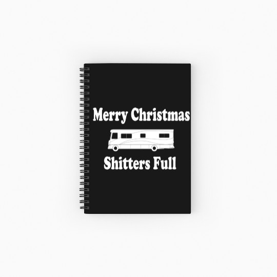 Christmas Vacation - Merry Christmas Shitters Full Spiral Notebooks   Ruled Line