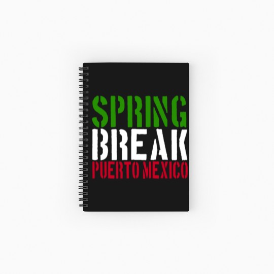 22 Jump Street - Spring Break Puerto Mexico Spiral Notebooks   Ruled Line