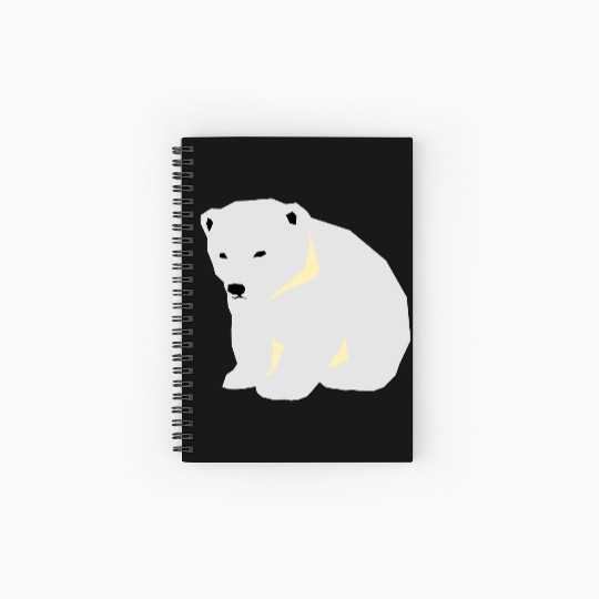 Polar bear Spiral Notebooks   Ruled Line