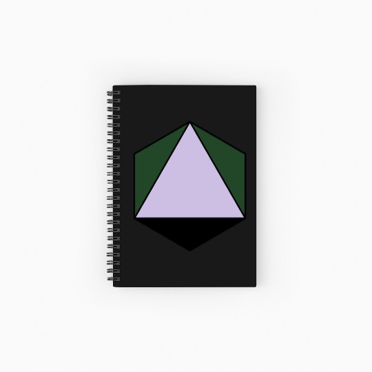 platonic solid Spiral Notebooks   Ruled Line