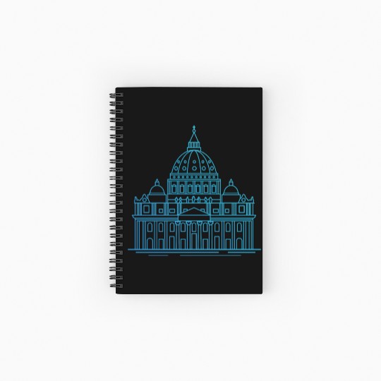 St. Peter's Basilica Spiral Notebooks   Ruled Line