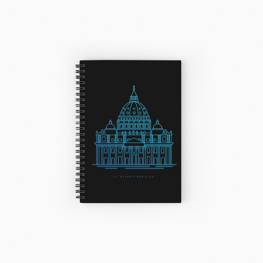 St. Peter's Basilica Spiral Notebooks   Ruled Line