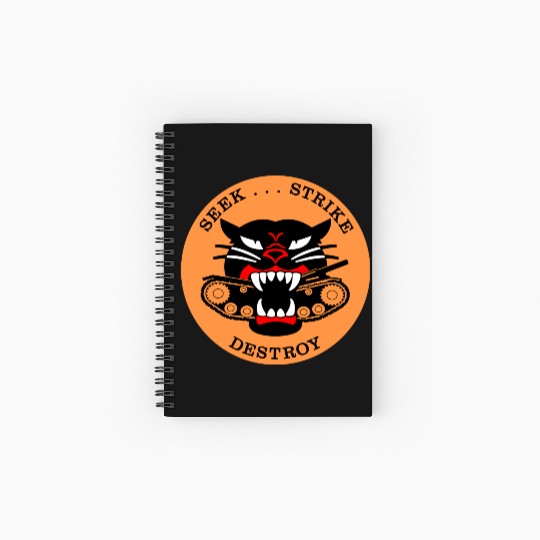 M18 HELLCAT Tank Destroyer Spiral Notebooks   Ruled Line