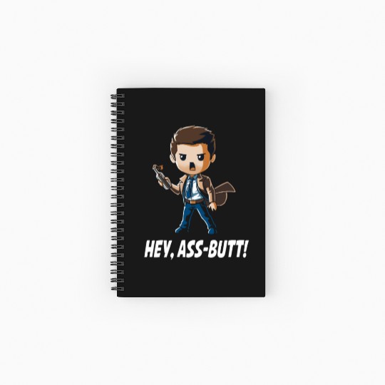 HEY ASS BUTT Spiral Notebooks   Ruled Line