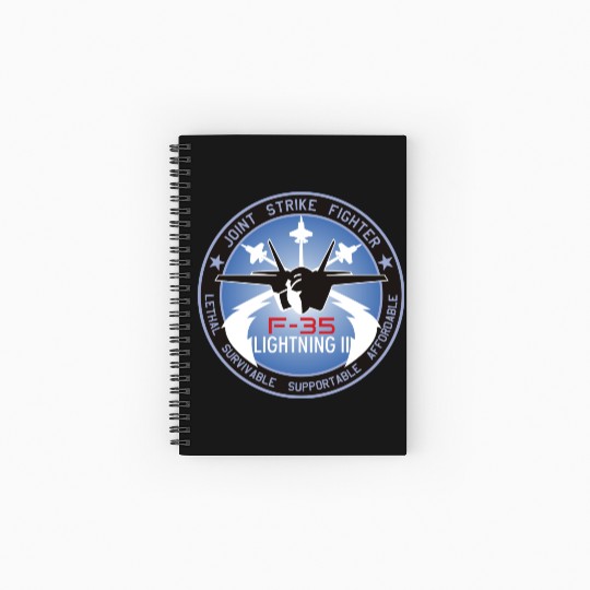 F-35 Lightning II Spiral Notebooks   Ruled Line