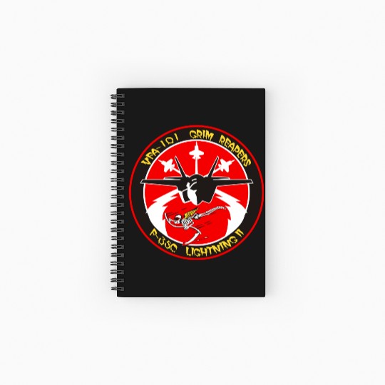 F-35 Lightning II VFA-101 Grim Reapers Spiral Notebooks   Ruled Line