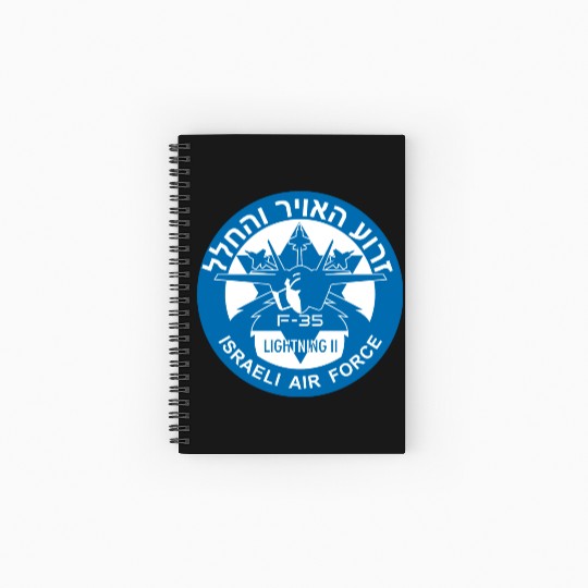 F-35 Lightning II Israel Spiral Notebooks   Ruled Line