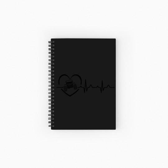 Jeep Heartbeat Spiral Notebooks   Ruled Line