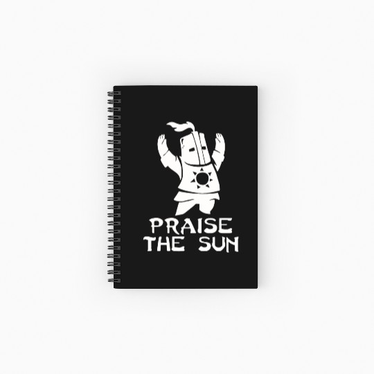 PRAISE THE SUN Spiral Notebooks   Ruled Line
