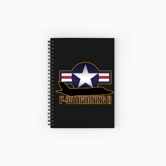 F-35 Lightning II Spiral Notebooks   Ruled Line