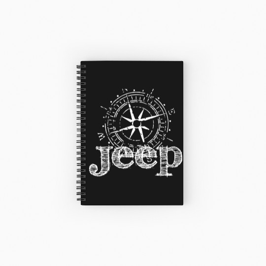 compass north south west east jeep Spiral Notebooks   Ruled Line