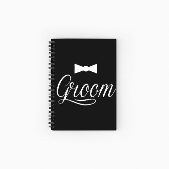 groom Bachelor Party groom gift Wedding groomsmen Spiral Notebooks   Ruled Line