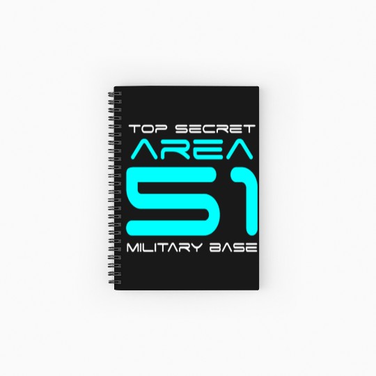 Area 51 Spiral Notebooks   Ruled Line