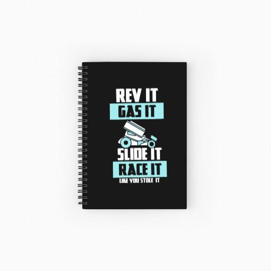 SPRINT CAR RACING GIFT: Race It Like You Stole It Spiral Notebooks   Ruled Line