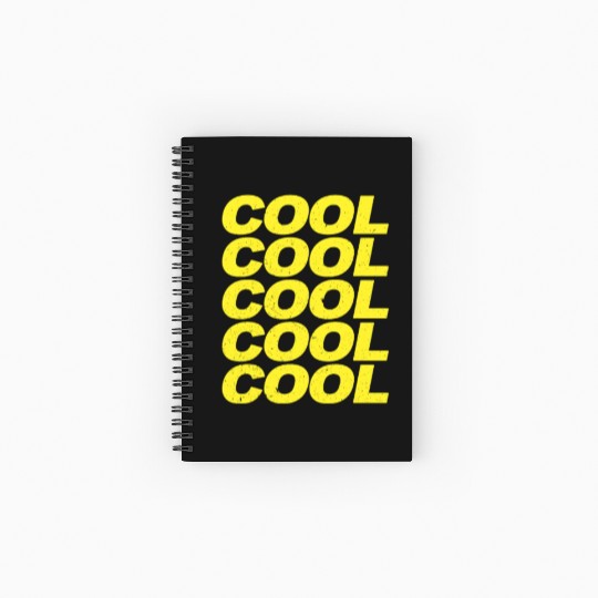 Cool Cool Cool Cool Brooklyn Nine Nine B99 Quotes Spiral Notebooks   Ruled Line
