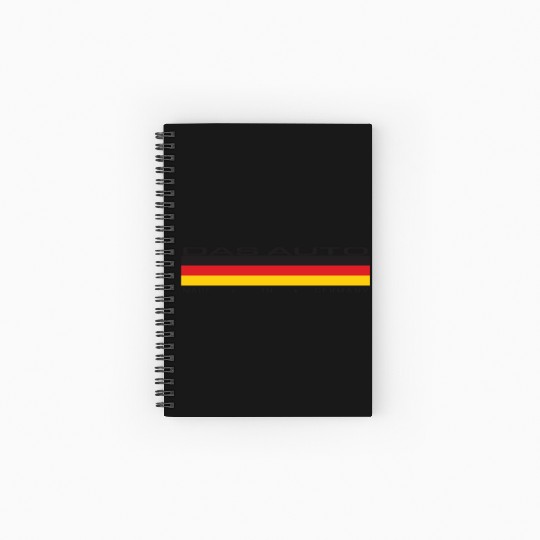 das auto made in germany Spiral Notebooks   Ruled Line