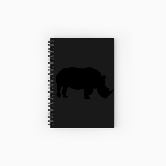 Rhinoceros Spiral Notebooks   Ruled Line
