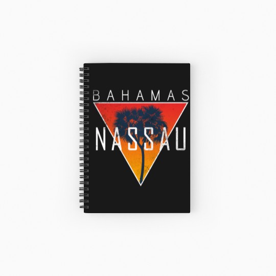 Bahamas Nassau Palms Holiday Spiral Notebooks   Ruled Line