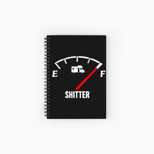 Shitters Full Spiral Notebooks   Ruled Line