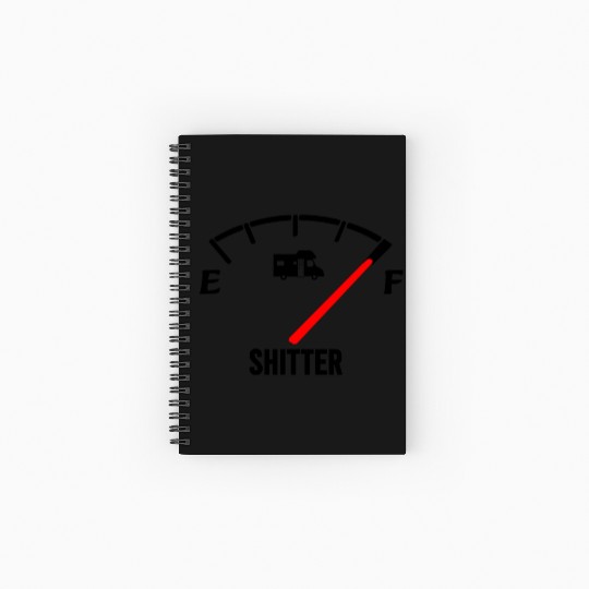 Shitters Full Spiral Notebooks   Ruled Line
